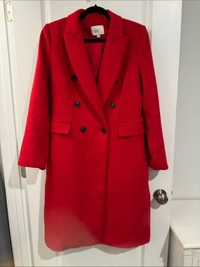 LOFT Long Wool Coat